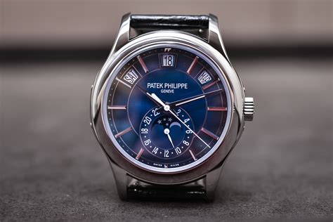 patek philippe 5205g blue|Patek Philippe annual calendar 5205g.